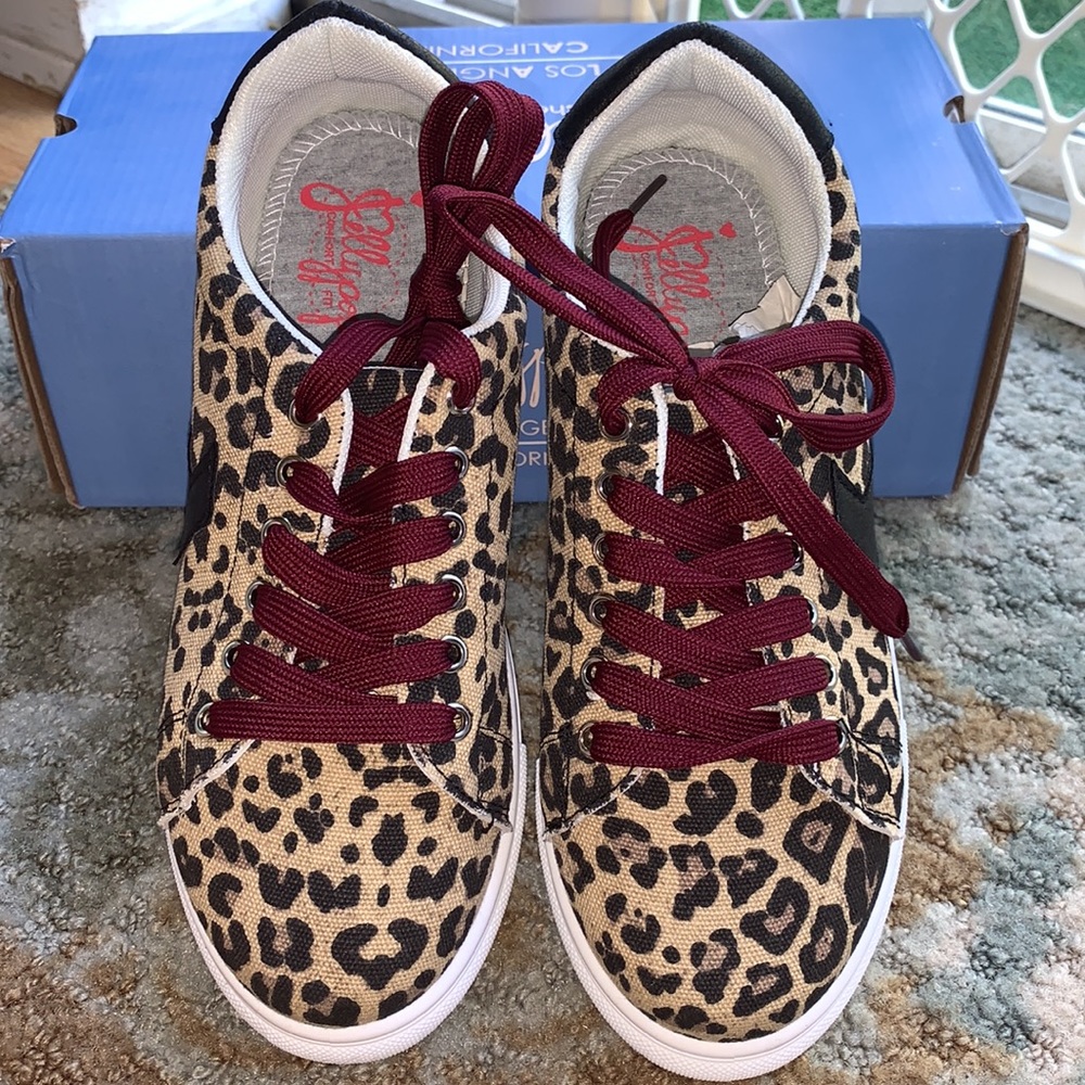 Jellypop Leopard Canvas Shoes
